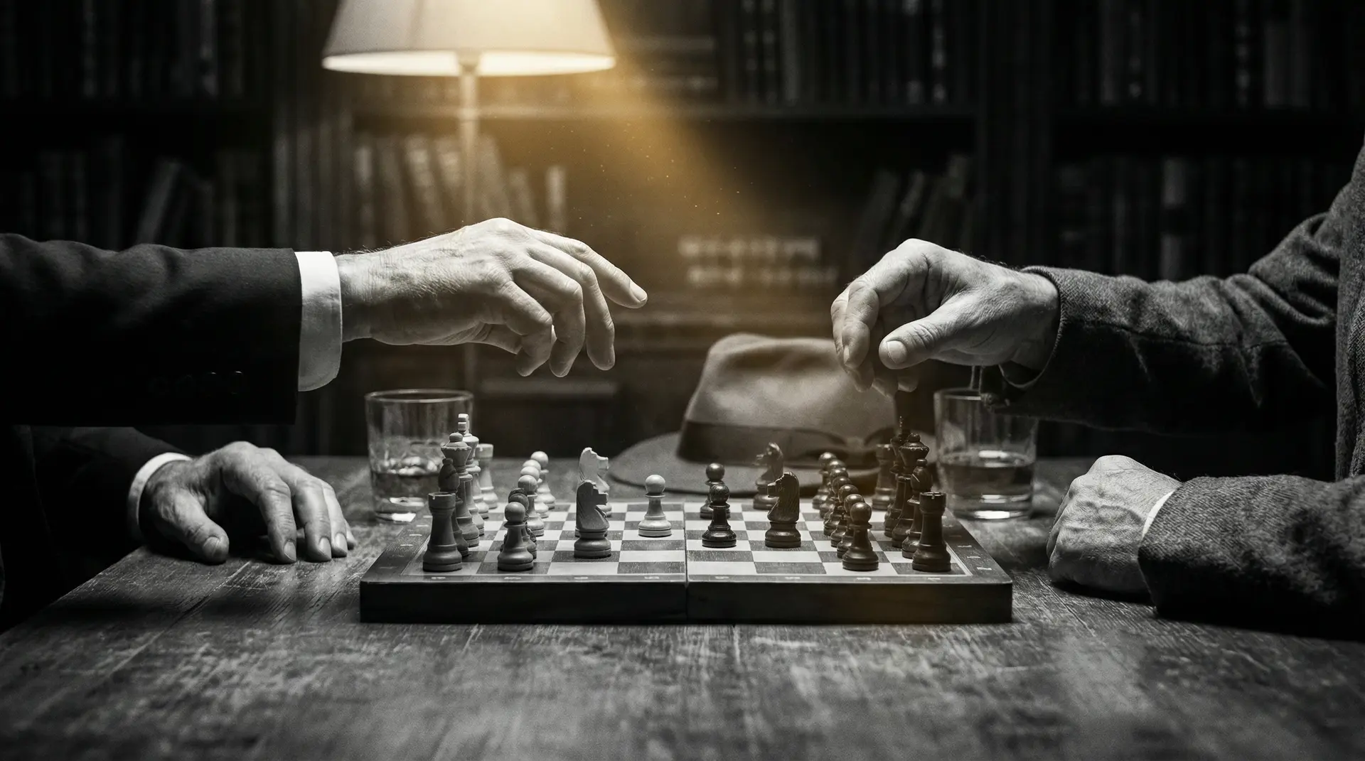 蝌蚪影视 艺术探索系列 - 非线性叙事，棋盘上的对弈象征命运的交错